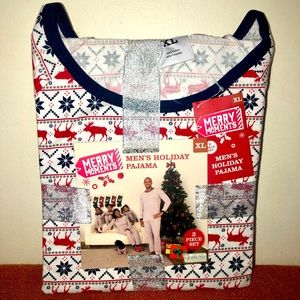 Men’s Christmas Pajamas~Size X-Large